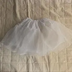 ホワイトオーガンジーパニエ 36cm