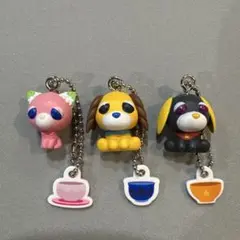 お茶犬　チョコボーロ　キーホルダー　サクラ　ムハ　ロン　まとめ売りのサムネイル