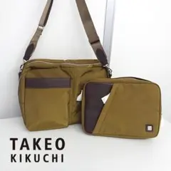 TAKEO KIKUCHI ブラウン ショルダーバッグ【未使用品】