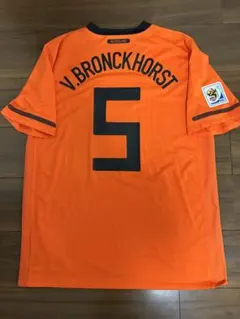 オランダ代表ユニフォーム　ファンブロンクホルスト ナイキ製　Lサイズ　セール中 オランダ代表ユニフォーム ファンブロンクホルスト ナイキ製 L