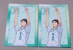 ハイキュー!! ウィンターフェア アニメイト特典 ビジュアルカード 及川