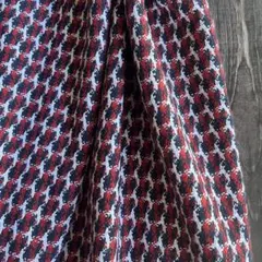 ウール混ジャガード生地 ツイード生地 幅150×100cm延長可