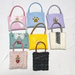 ハンドメイド　ミニチュア　バッグ　リカちゃん　アイシードール等用　小物アイテム
