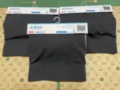 ユニクロ　エアリズム　シームレス　ボクサーブリーフ　ブラック　メンズ　Lサイズ