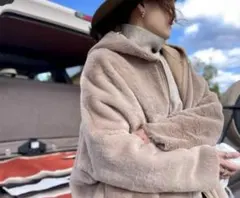 フェイクムートン　リバーシブルジャケット　フェイクムートンコート