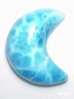 １点物　希少　高品質ラリマー　月パーツ