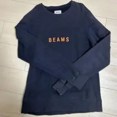専用ページBEAMS ネイビー ロゴトレーナー M