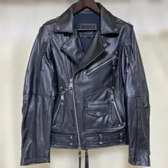 FORTIME ダブルライダースレザージャケット