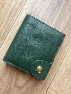 IL BISONTE グリーン 二つ折り財布