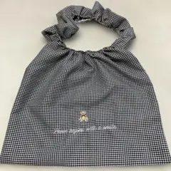 INGNI ふりる チェック布トートバッグ テディベアのサムネイル