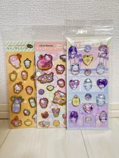 サンリオ　キャンディシール2種&ストーンシール1種セット