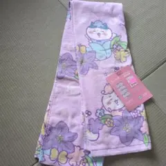 ちいかわバスタオル新品✫人気✫【フラワーフェアリーパープル】アベイルのサムネイル
