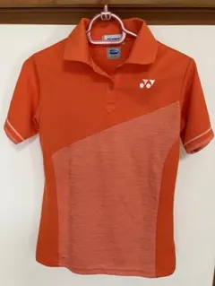 YONEX オレンジ ポロシャツ　レディースSサイズ