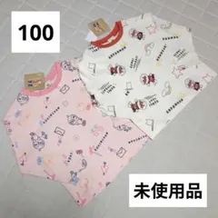 【100cm】アンパンマン 長袖 Tシャツ 2枚 キッズ 夏 子供服 女の子