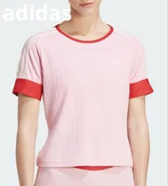 アディダス　adidas ケーブル編みTシャツ　半袖Tシャツ