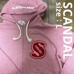 【SCANDAL】スキャンダル/ジップアップパーカー/Lサイズ