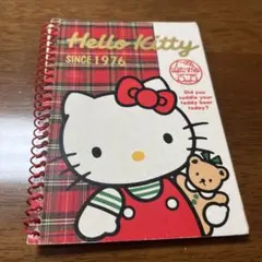 平成レトロ　レア⭐️ハローキティ メモ帳 デザイン