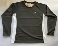 adidas アディダス　長袖　OTサイズ　グレー×白×ピンク　匿名発送