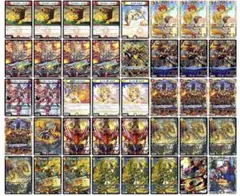 赤白アーマード　デッキ　スリーブ付