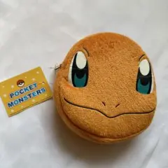 19年製　ポケモン　ヒトカゲ　フェイス型ポーチ