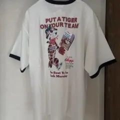 MONO Mart ケロッグ 別注　新品　ビィンテージプリントリンガーTシャツ