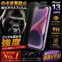 iPhone 13mini 覗き見防止フィルム プライバシー保護
