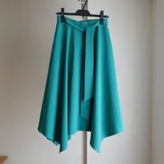グリーンロングスカート
