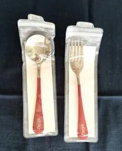 【新品】ハインツケチャップ　ノベルティ スプーン&フォークのサムネイル