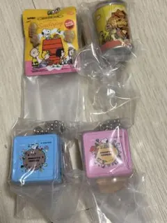 「4個」 PEANUTS ビスケットミニチュアチャーム