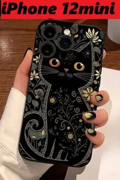 iPhone 12mini ネコちゃん　可愛いケース　 iPhoneケース