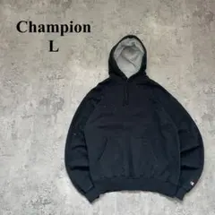 【Champion】チャンピオン（L）プルオーバーパーカー＊無地＊袖ロゴ