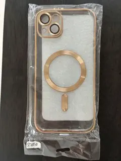 iPhone 14 Plus 専用 ケース ゴールド マグネット対応