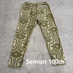 semon レギンス　総柄　flower 100cmのサムネイル