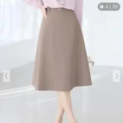 ハニーズ　ベルト付フレアスカート６８丈のサムネイル