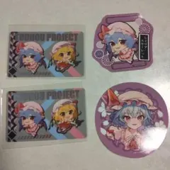 東方 Project レミリア・スカーレットステッカー 、カードセット