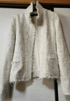 INÉD フリンジツイードジャケット サイズ7