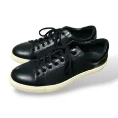 レザースニーカー 黒