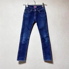 JENNI　デニムパンツ　１３０サイズ　青　細身シルエット　上品カジュアル