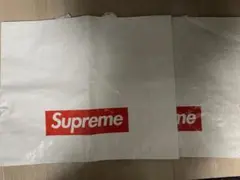 2枚セットSupreme ショッパー 大 ショップ袋 シュプリーム