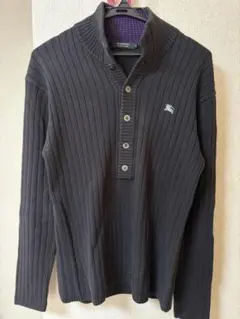 BURBERRY BLACK LABEL リブ編みセーター