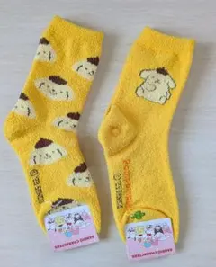 モコモコ　ポムポムプリンソックス2足セット