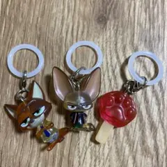 ズートピア　めじるしアクセサリー　ガチャ　匿名配送　3点セット　バンダイ