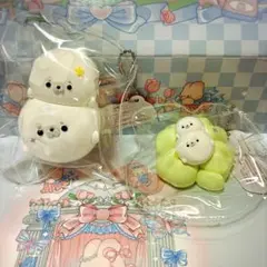まとめ売り 2点セット 可愛いアザラシスクイーズ