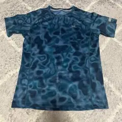Tシャツ グリーン　迷彩風　ランニングTシャツのサムネイル