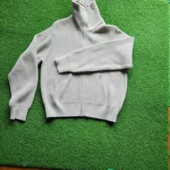 UNIQLO フルジップカーディガン ライトグレー