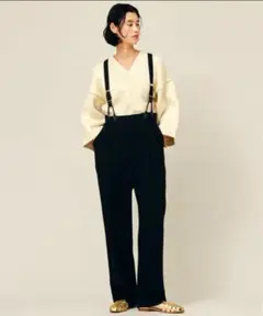 新品未使用タグ付き Curensology サスペンダーパンツ Curensologyカレンソロジー サスペンダーパンツ - メルカリ