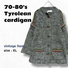 80's Jantzen チロリアンカーディガン / ヴィンテージ トグル 古着のサムネイル