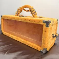 エンジェルシャンパン ドゥセミック レザー ファー 黄色 イエロー 空箱のみ メルカリ