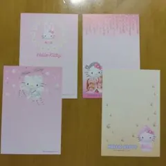 ハローキティ　ポストカード　4枚セット