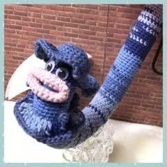 086 パクパクモンスター໒꒱傘グリップ カバー໒꒱　おしゃれ♪ モンちゃん♪